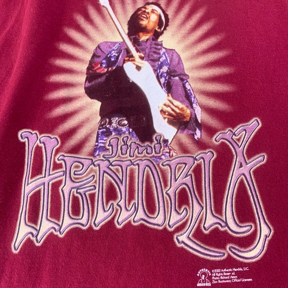 Vintage 2000 Jimmy Hendrix Zion T-shirt Size 2XL - Picture 2 of 7